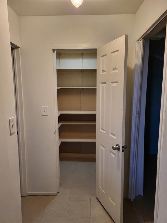 Pantry with tons of storage space