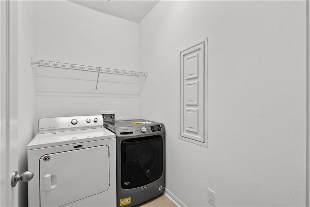 Laundry Room conveniently located within the home.