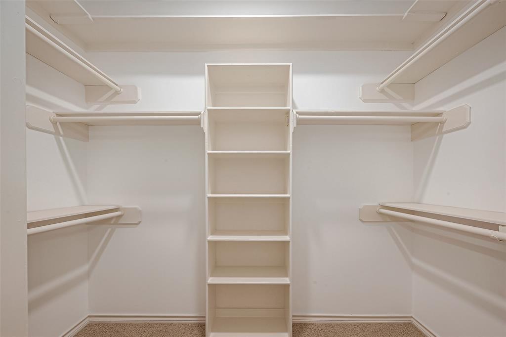 One of the three closets