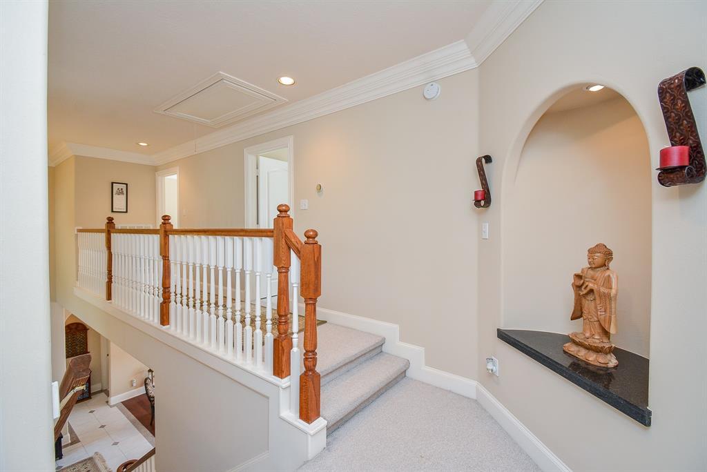 Upstairs hallway leading to additional bedrooms!