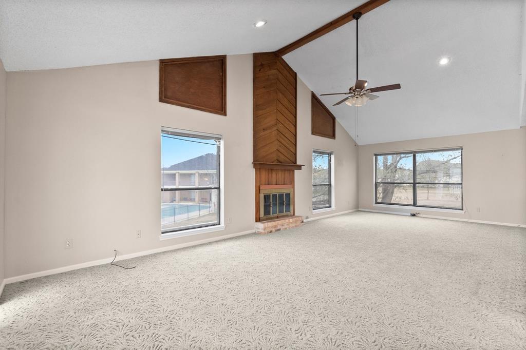Upstairs you will find a spacious livingroom and dining room with cathedral ceilings. Natural light abounds on this floor and waterview showing on two side of this home. The cozy wood burning fireplace will warm those cool nights.
