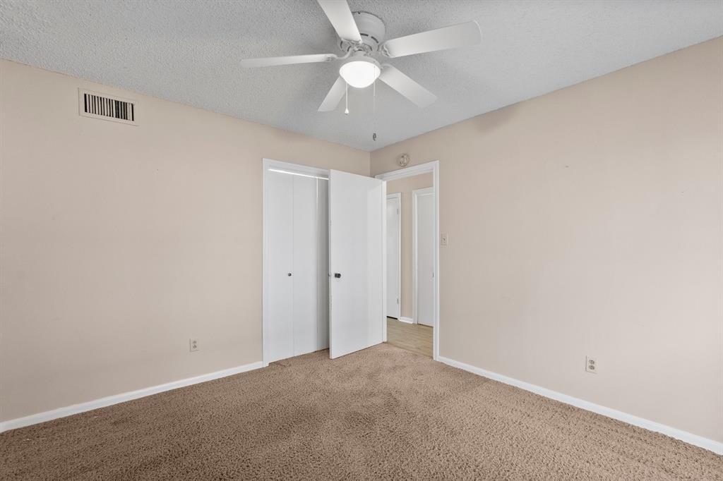 Taken from picture window back to hallway and large walk-in closet