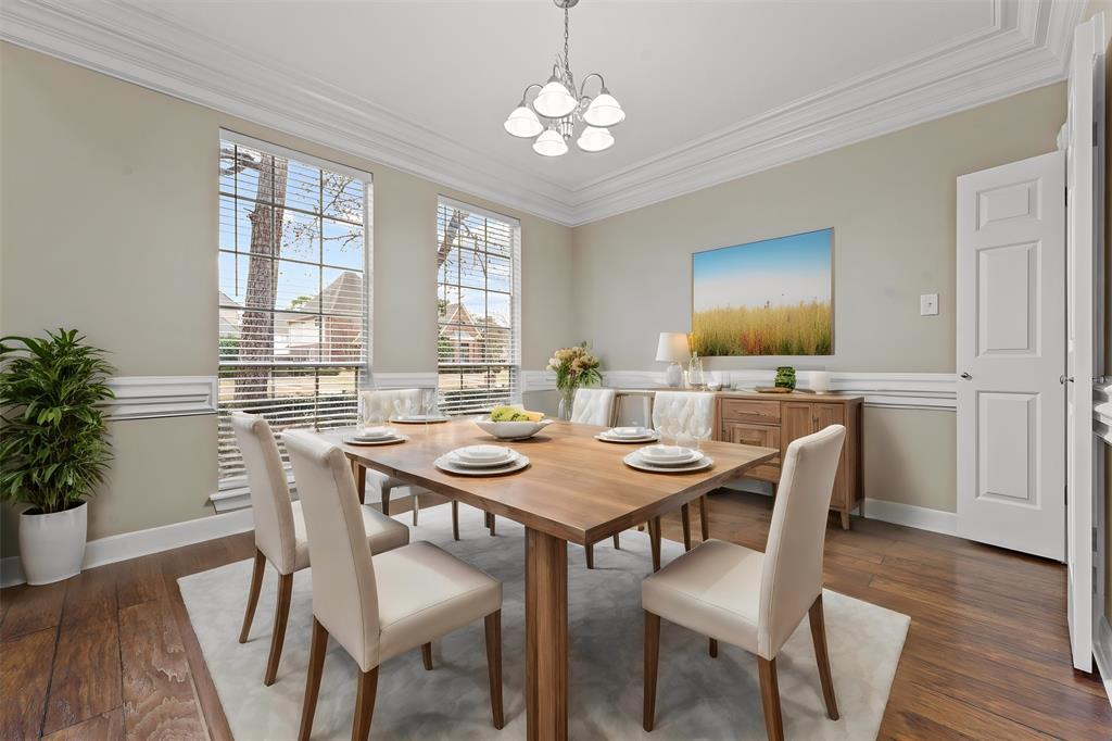 Virtually Staged- Dining room