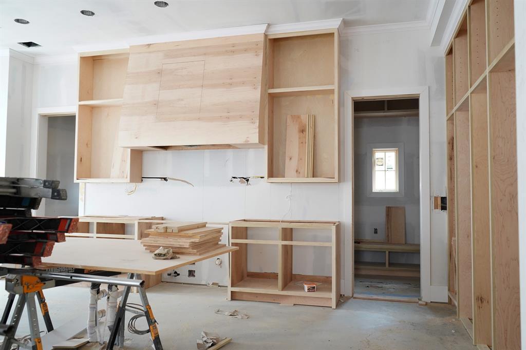 Construction Progress - 2/10/2024 - High quality kitchen cabinetry in the works.