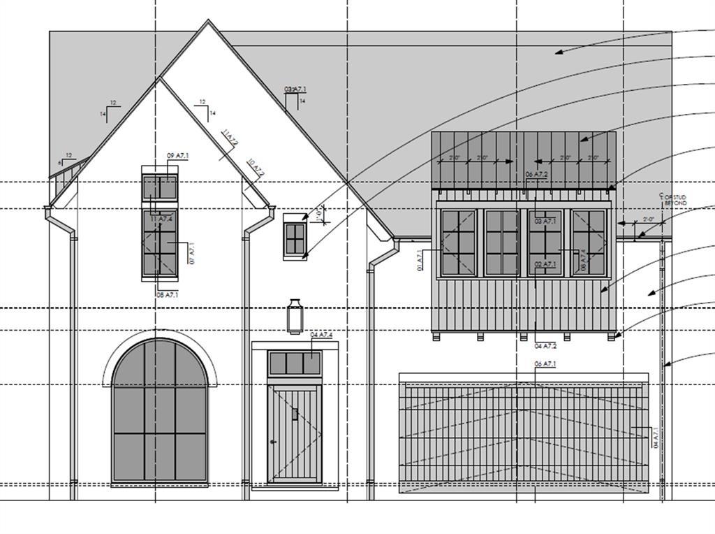 2D Rendering of the front elevation